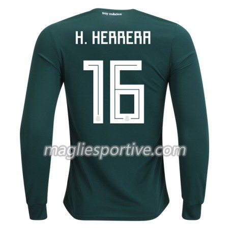 Completo Calcio Messico H.Herrera 16 Divisa Prima Mondiali 2018 ML